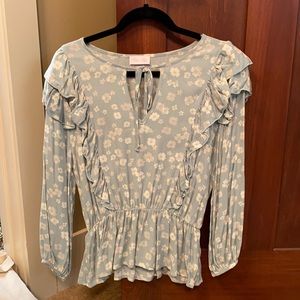 NWOT Pink Lily Blouse